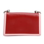 Red/Pink Bicolor Calfskin Leather Small Dionysus Shoulder Bag Coeur Cult Core