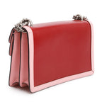 Red/Pink Bicolor Calfskin Leather Small Dionysus Shoulder Bag Coeur Cult Core