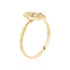 Gold Hamsa Ring Coeur Cult Core