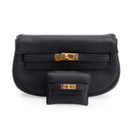 2022 Noir Swift Leather Kelly Moove w/ Pouch &amp; Box