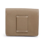 2023 Etoupe Chevre Mysore Roulis Slim Compact Wallet w/ Box, Insert &amp; Receipt