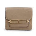 2023 Etoupe Chevre Mysore Roulis Slim Compact Wallet w/ Box, Insert &amp; Receipt