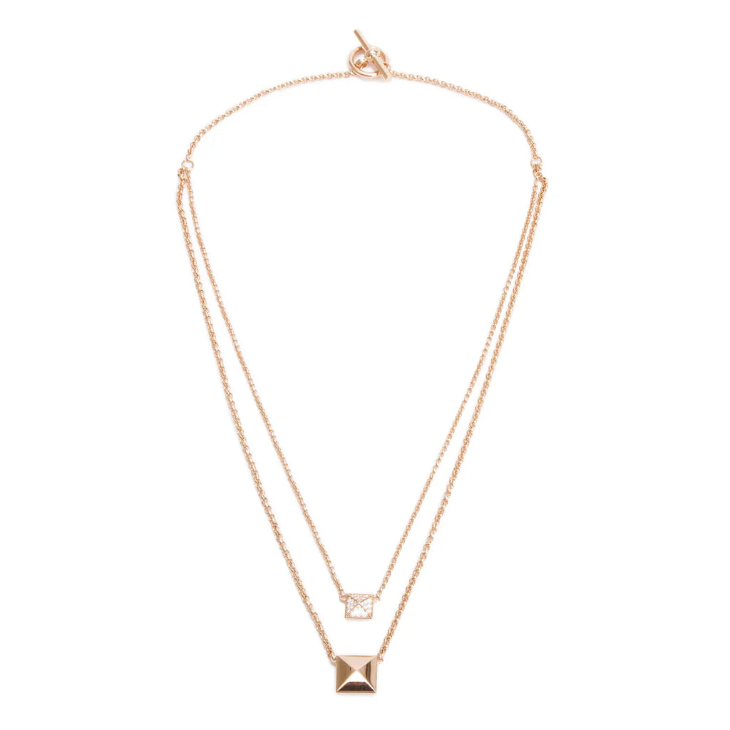 2024 18k Rose Gold Diamond Clou D'H Pendant Necklace w/ Box &amp; Receipt