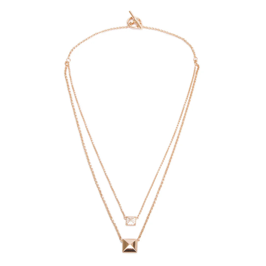 2024 18k Rose Gold Diamond Clou D'H Pendant Necklace w/ Box &amp; Receipt