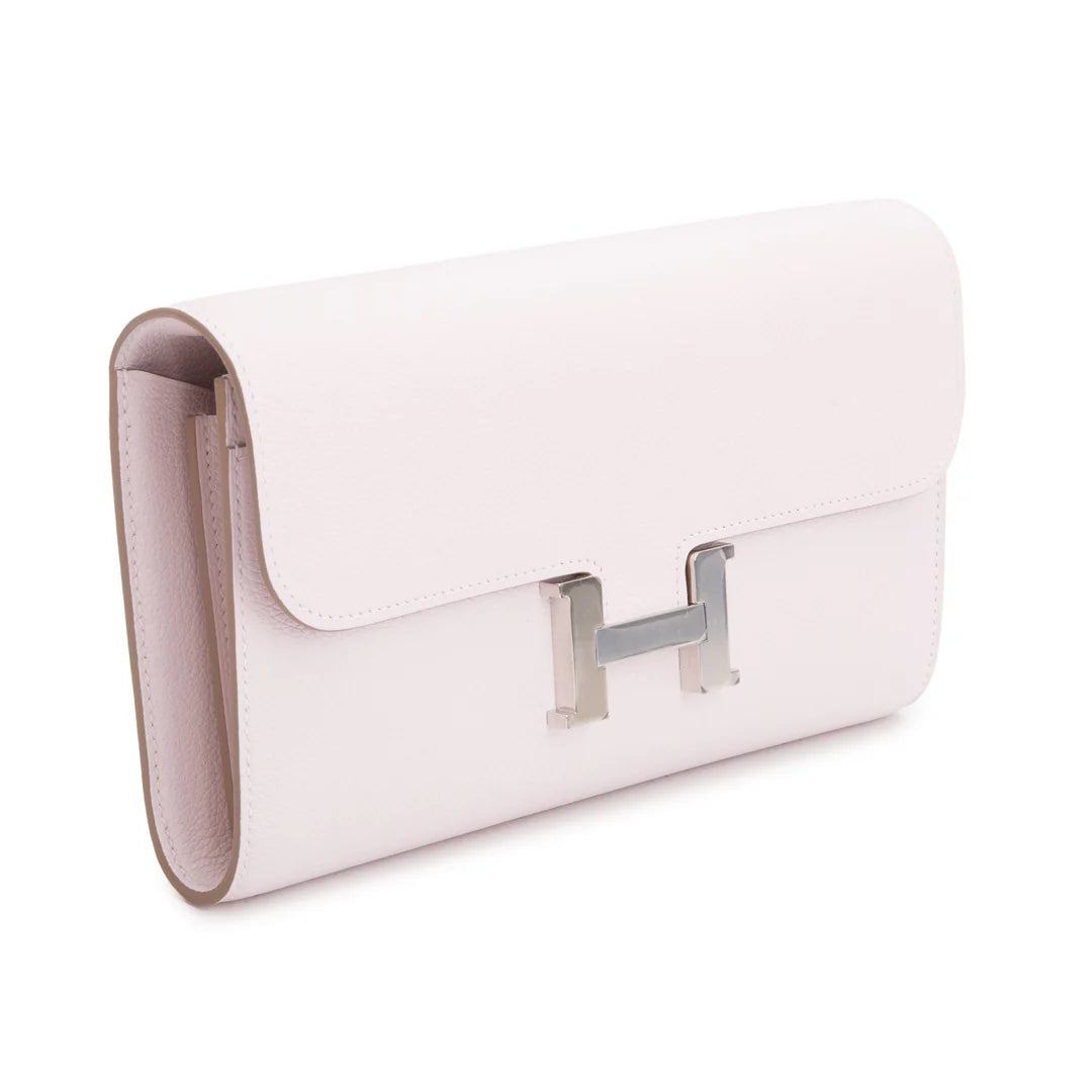 2024 Mauve Pale Veau Evercolor Leather Constance to Go w/ Strap &amp; Box