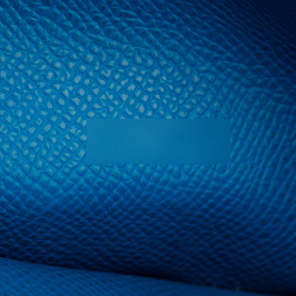 Bleu Izmir Epsom Leather Bearn Gusset Wallet w/ Box