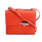 Rouge Tomate Epsom Leather Verrou 23