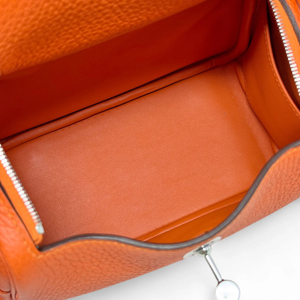 Hermes Feu Clemence Mini Lindy Coeur Cult Core