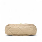 Chanel 19 Beige Medium Flap Coeur Cult Core