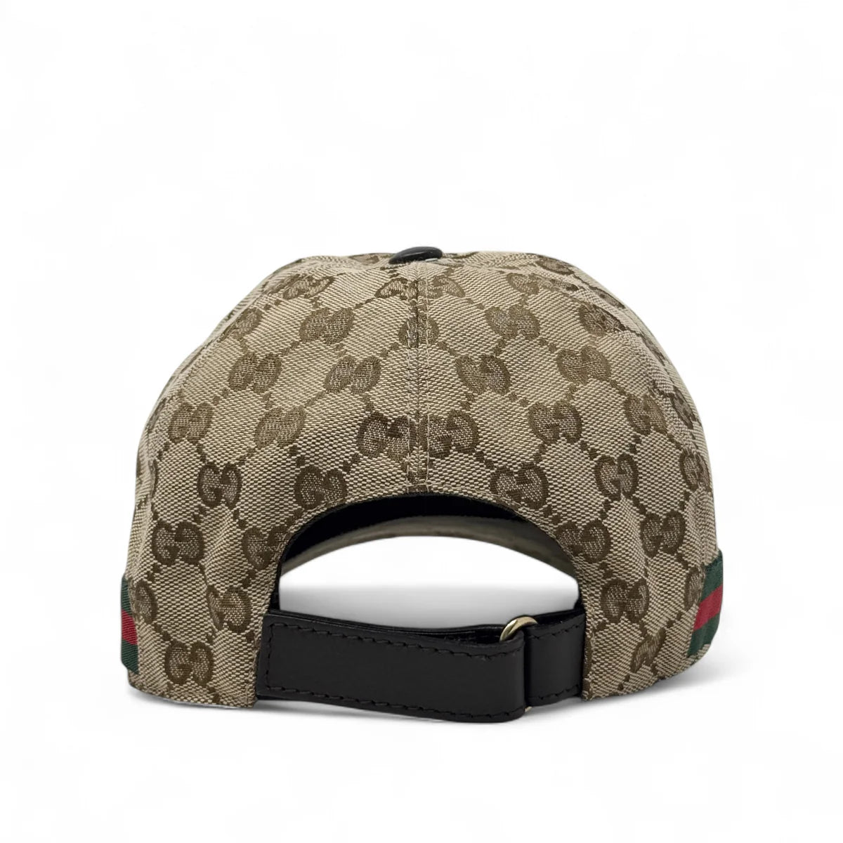 Gucci Brown GG Web Baseball Cap Coeur Cult Core