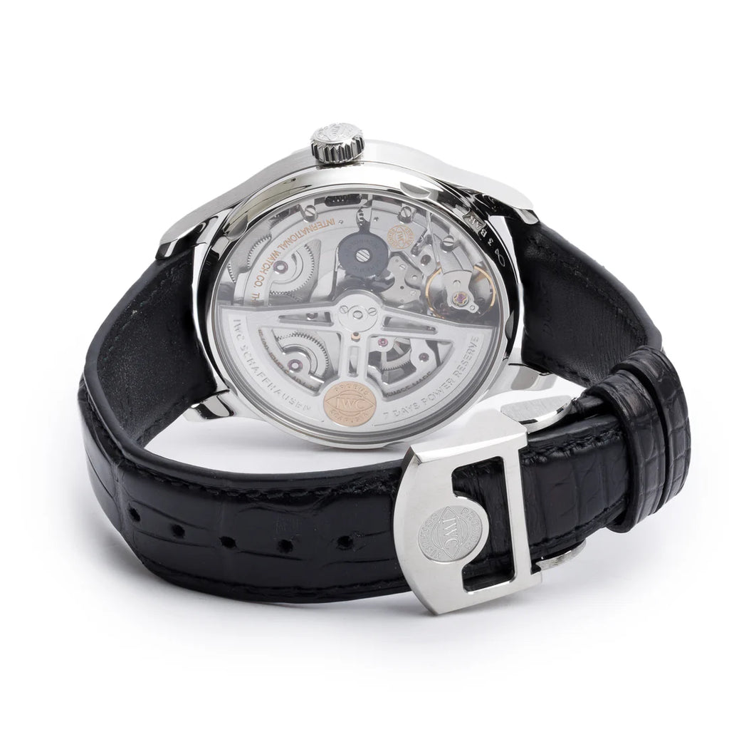 2021 Stainless Steel Portugieser 42.3 MM Automatic Watch Red Dial IW500714 w/ Box &amp; Papers
