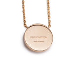18k Rose Gold &amp; White Mother of Pearl Color Blossom Sun Pendant Necklace w/ Box