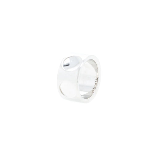 18k White Gold Wide Empreinte Ring