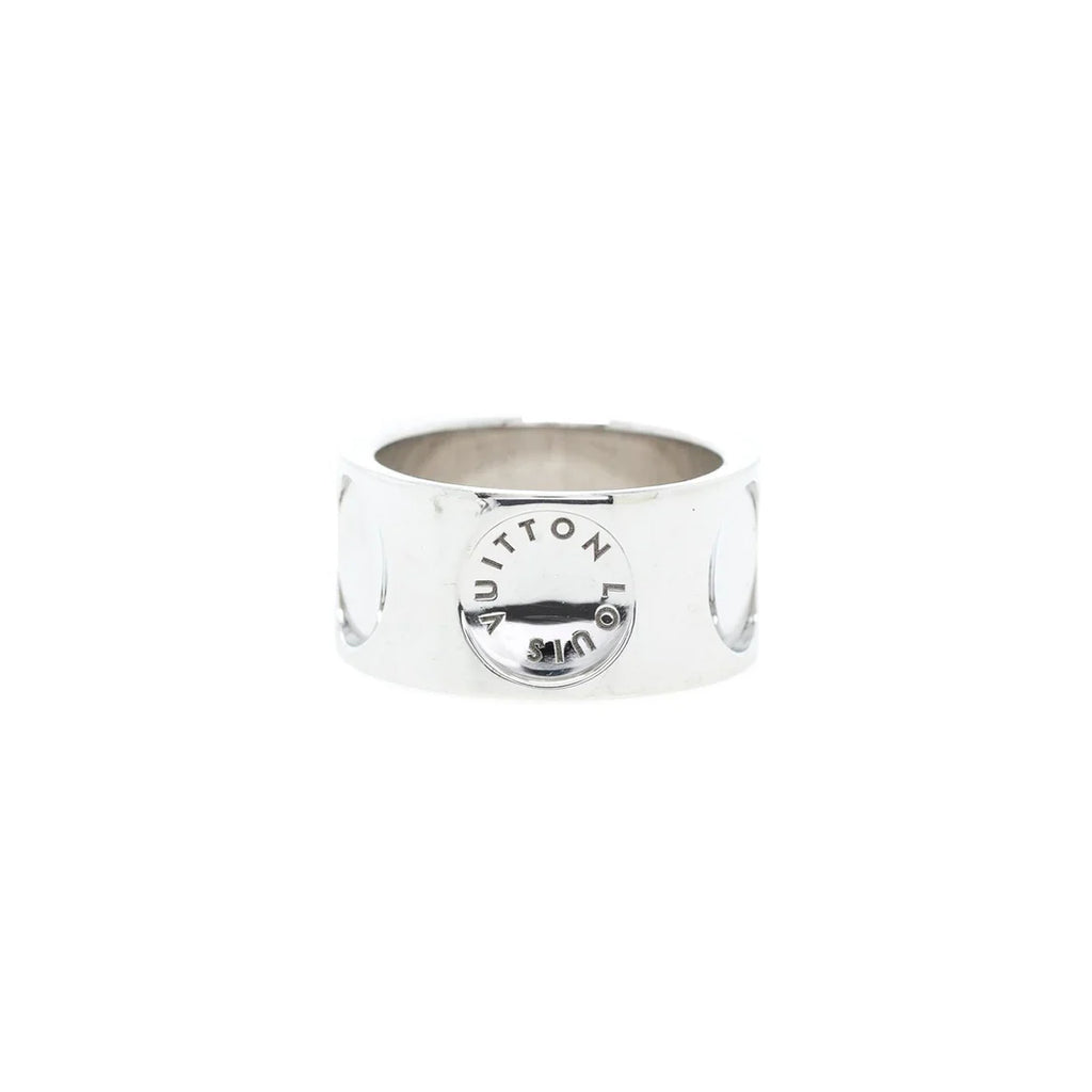 18k White Gold Wide Empreinte Ring
