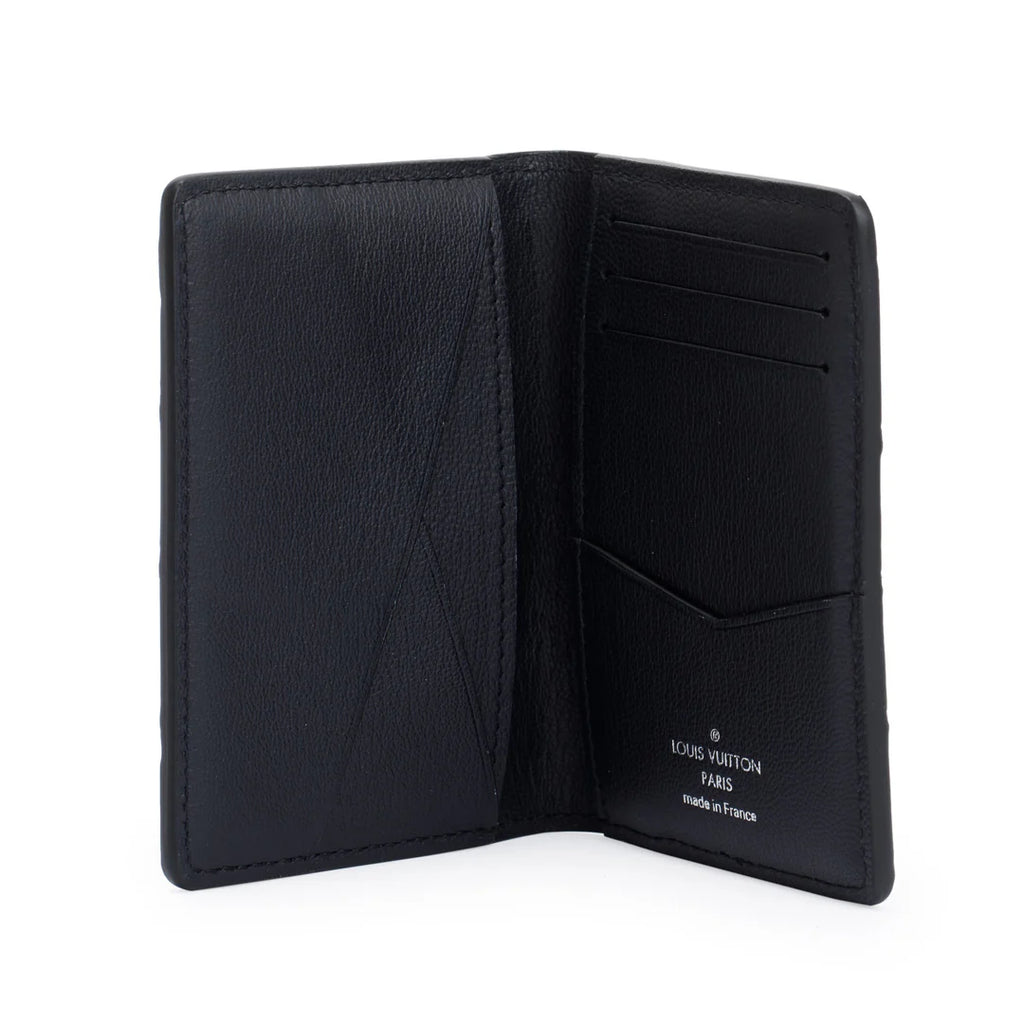 2020 Black Crocodilien Mat Pocket Organizer w/ Box