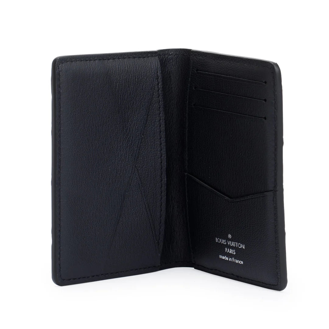 2020 Black Crocodilien Mat Pocket Organizer w/ Box