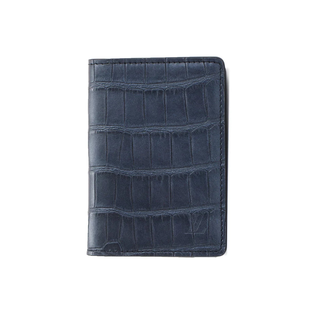 2020 Black Crocodilien Mat Pocket Organizer w/ Box