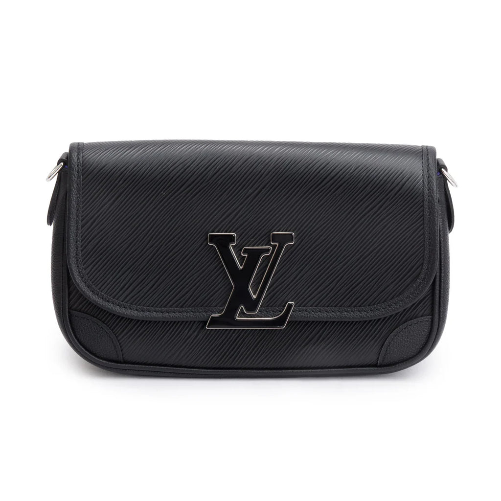 2022 Black Epi Leather Buci Bag