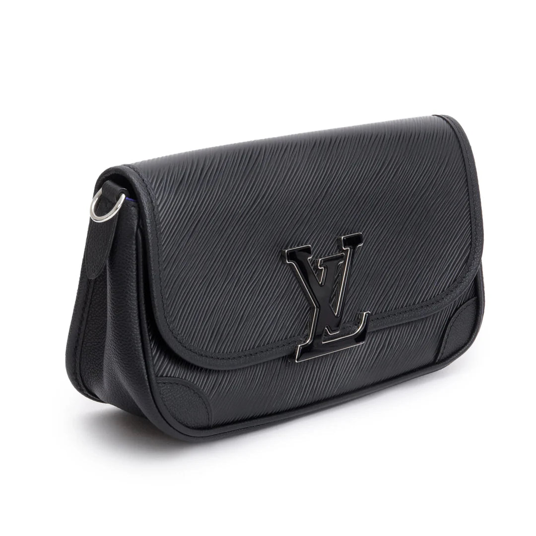 2022 Black Epi Leather Buci Bag