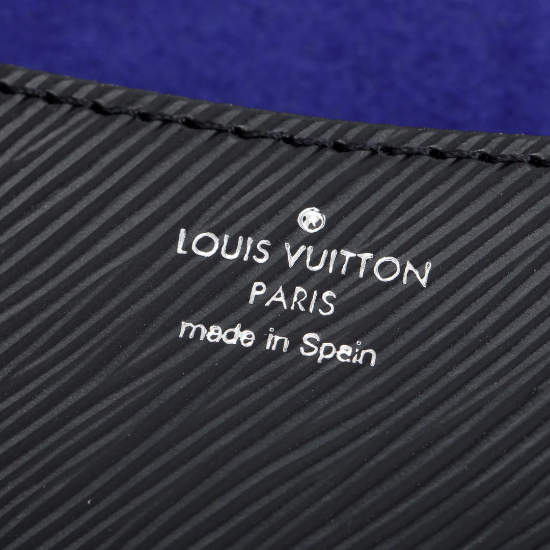 2022 Black Epi Leather Buci Bag