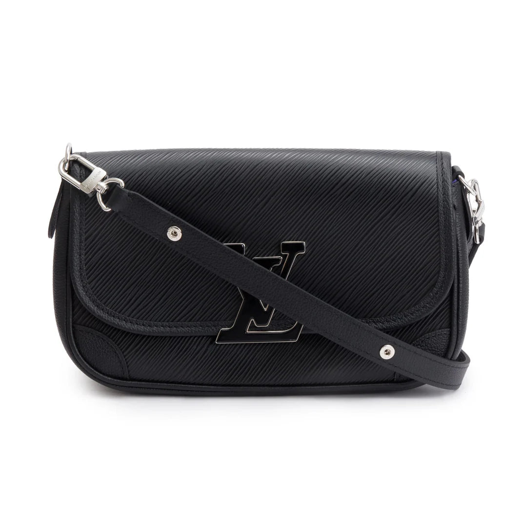 2022 Black Epi Leather Buci Bag
