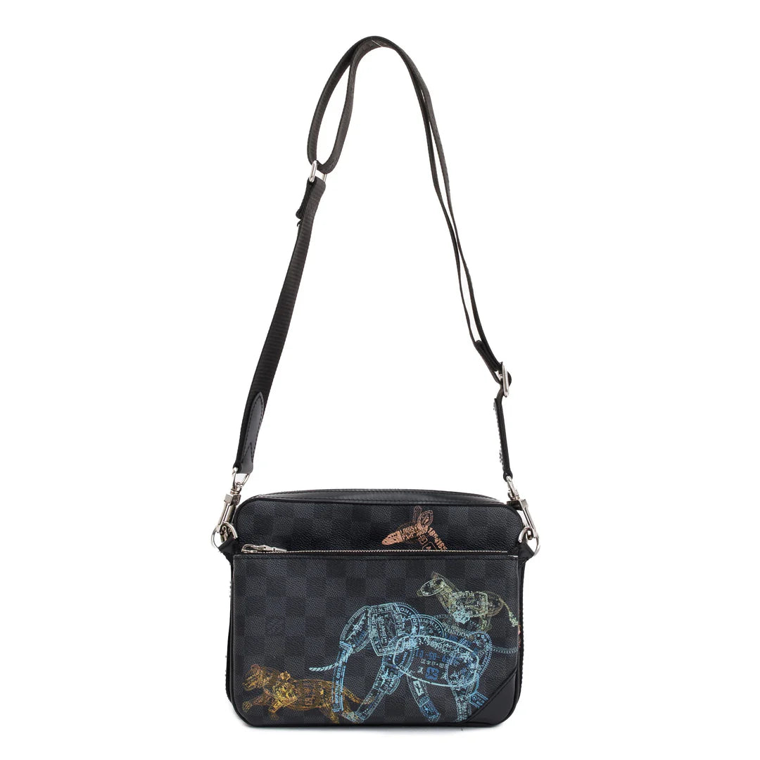 2022 Damier Graphite Wild Animals Trio Messenger Bag