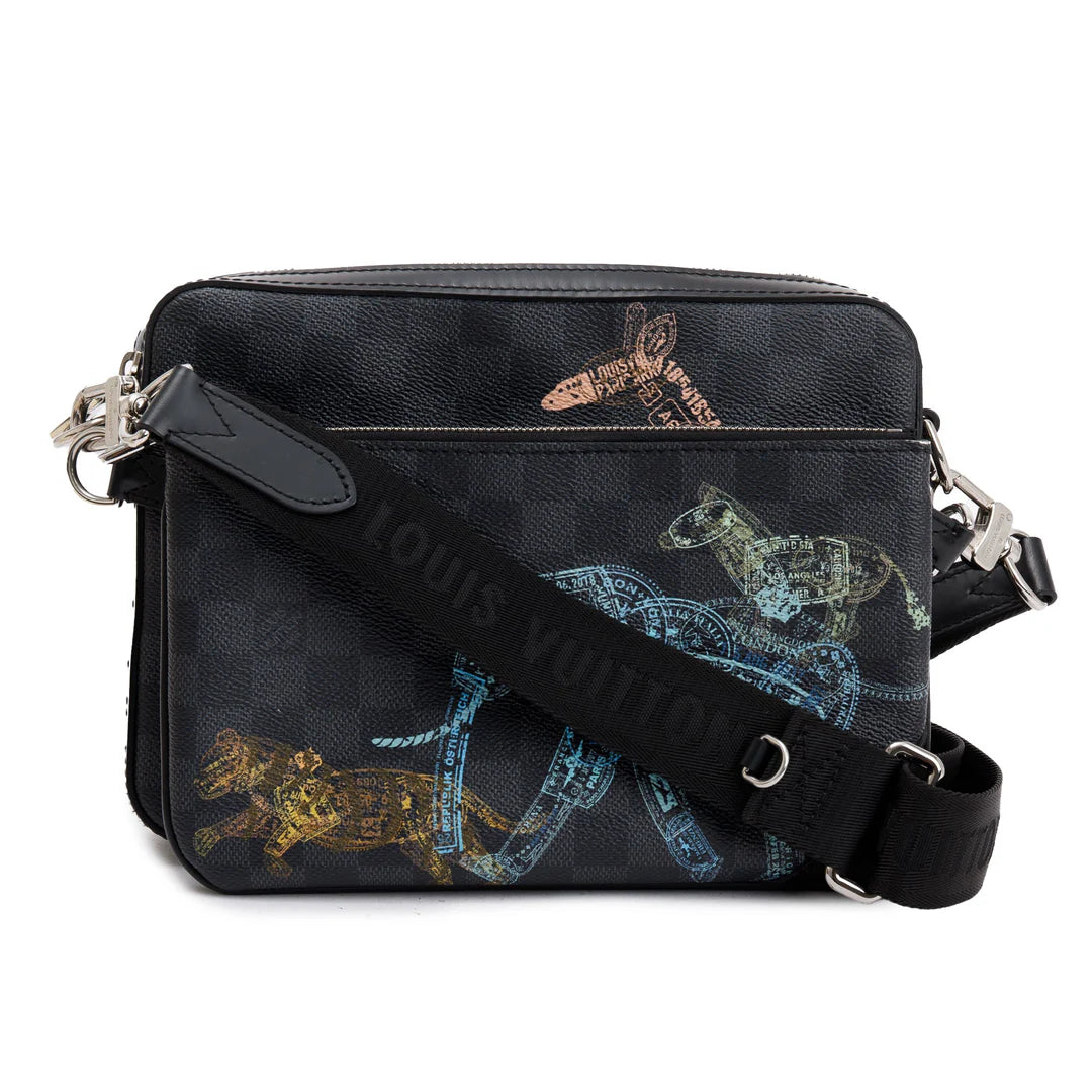 2022 Damier Graphite Wild Animals Trio Messenger Bag