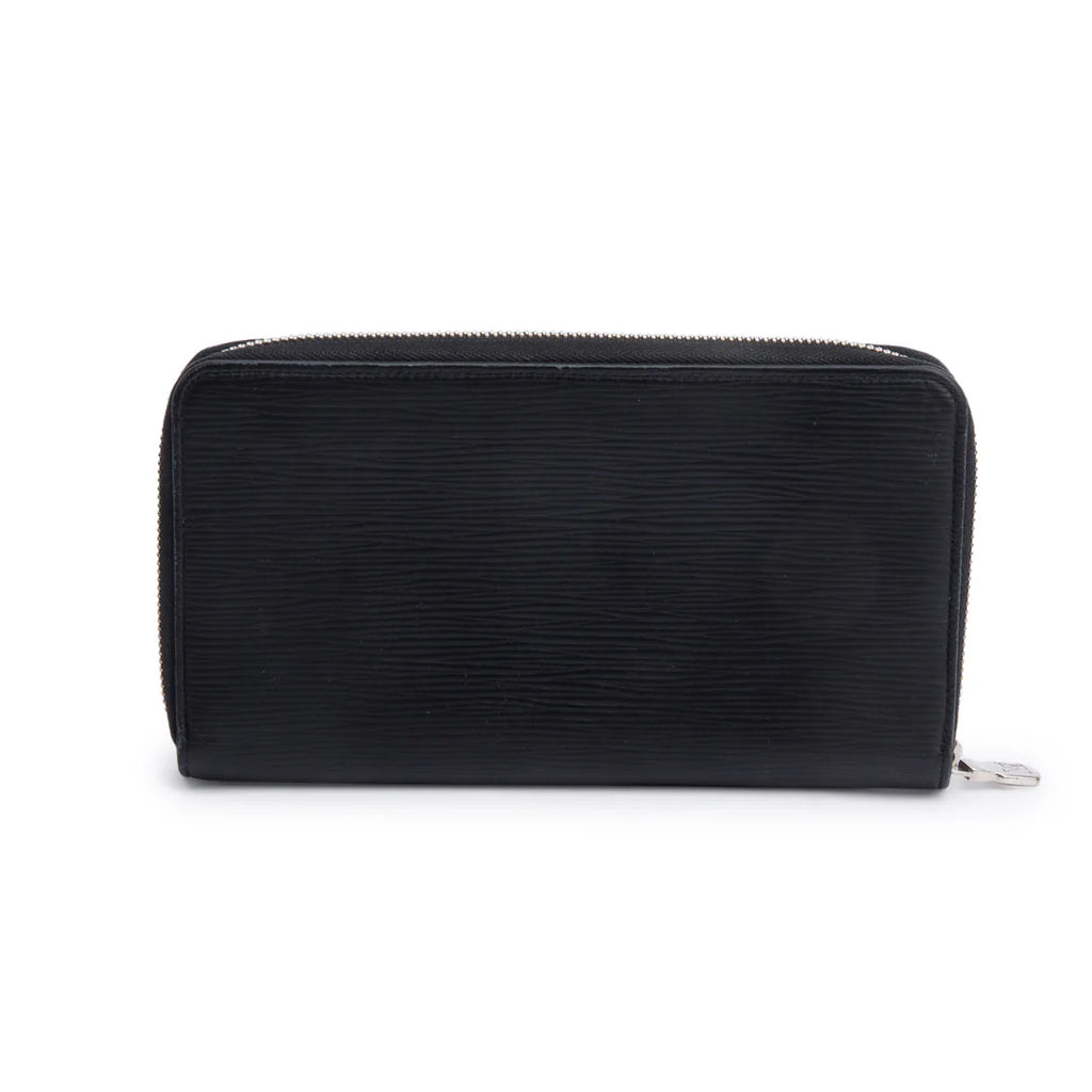 Black Epi Leather Zippy Organizer Wallet
