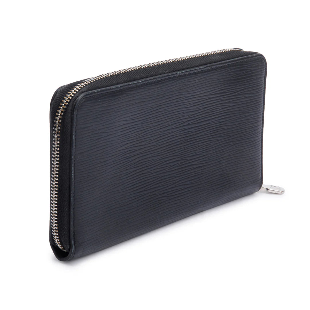 Black Epi Leather Zippy Organizer Wallet