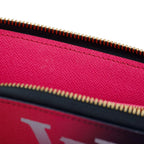 Giant Midnight Fuchsia Monogram Spring in the City Zippy Wallet w/ Box