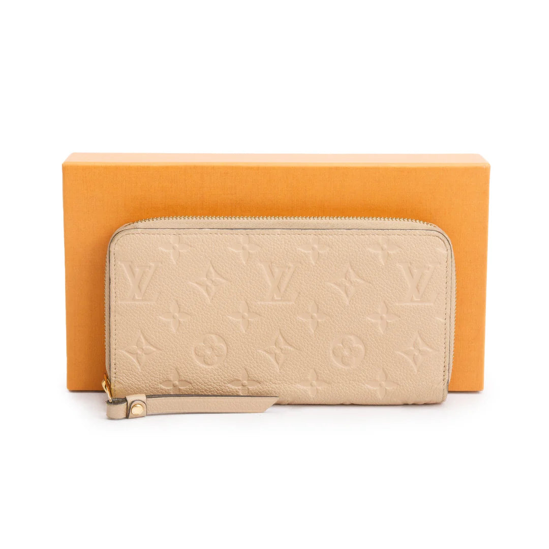 Monogram Empreinte Leather Zippy Wallet w/ Box