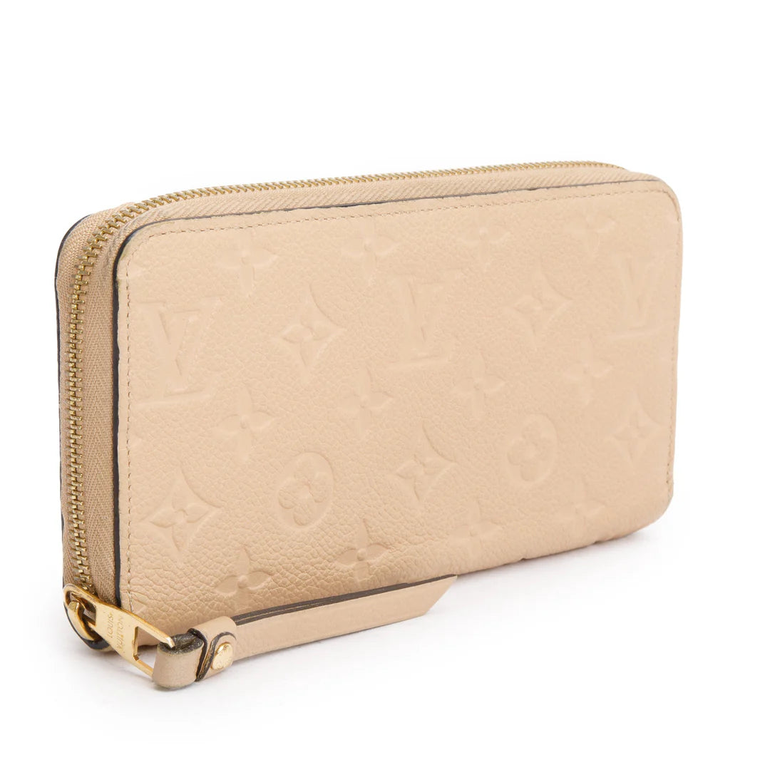 Monogram Empreinte Leather Zippy Wallet w/ Box