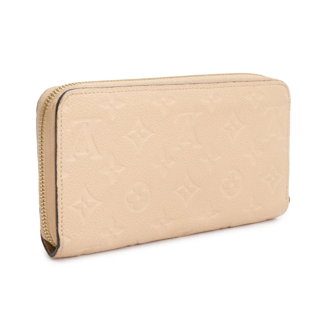 Monogram Empreinte Leather Zippy Wallet w/ Box