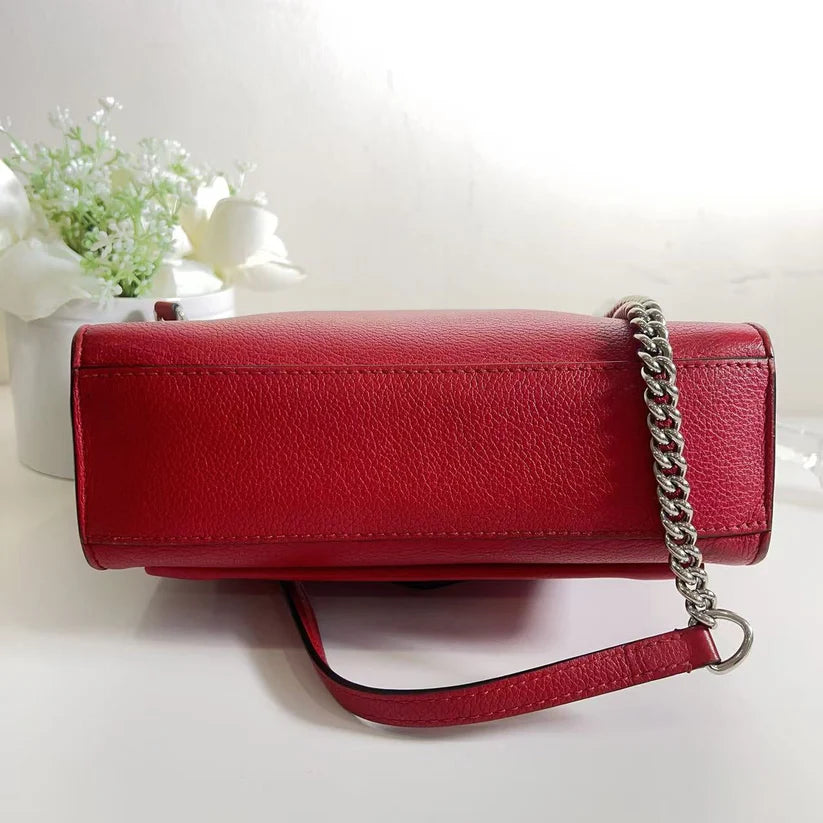 Louis Vuitton LV MyLockMe BB Leather Bag Coeur Cult Core
