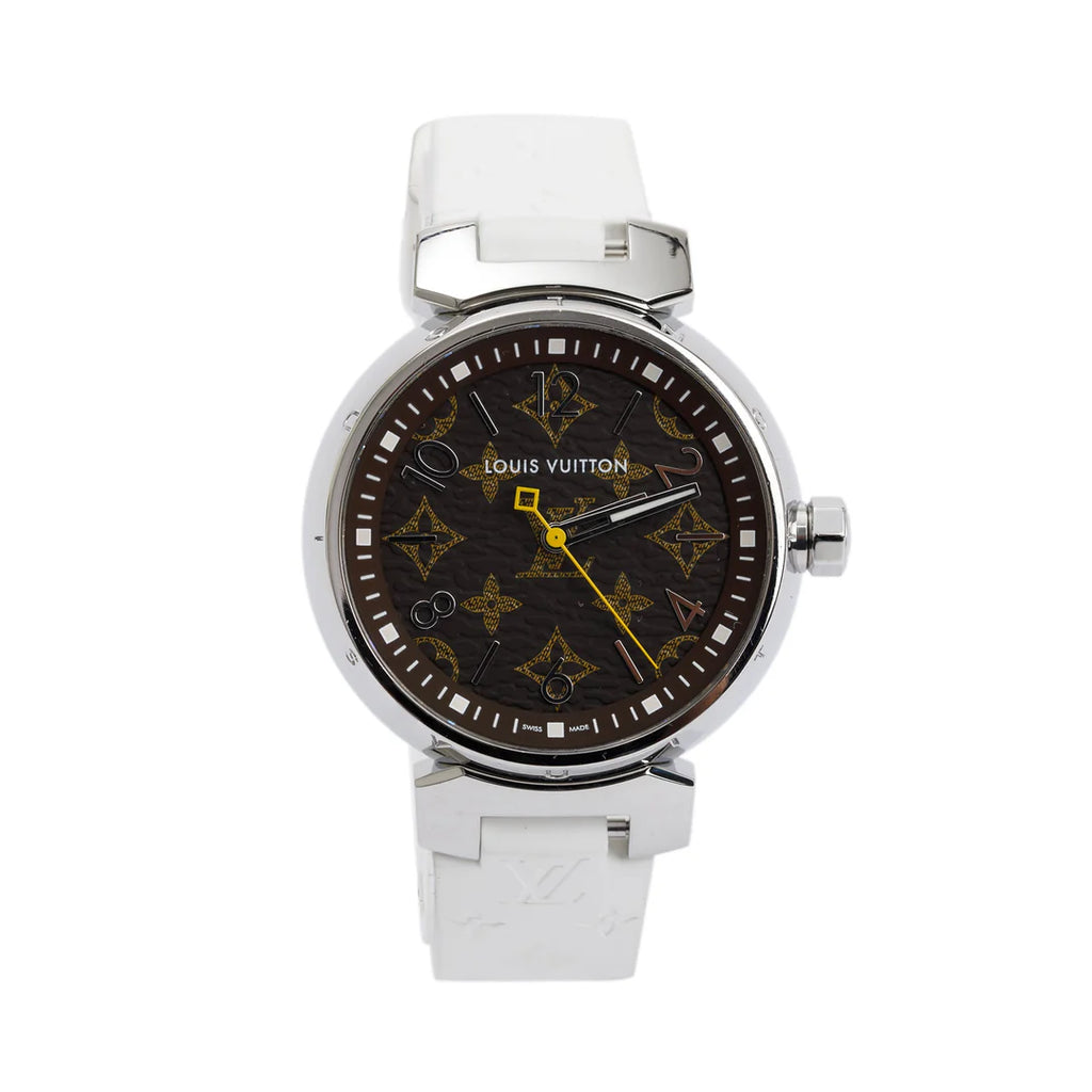 Stainless Steel Tambour 34 MM Watch
