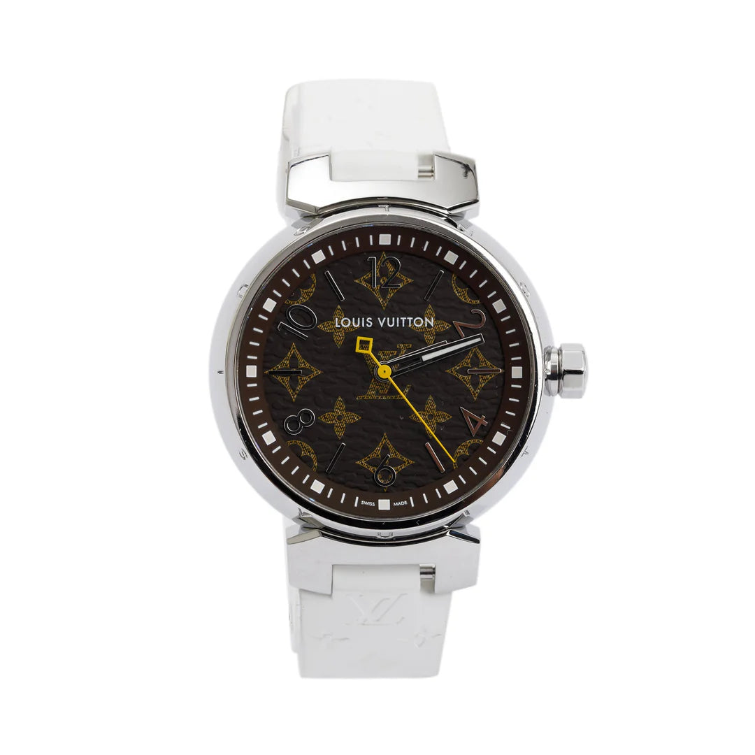 Stainless Steel Tambour 34 MM Watch