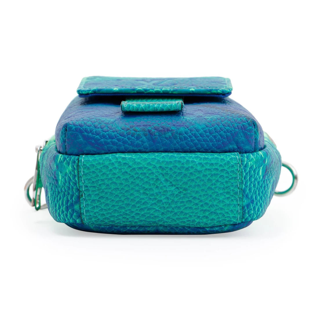 Taurillon Monogram Illusion Double Phone Pouch with box