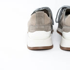 Brunello Cucinelli Grey Knit Sneakers Size 37 Coeur Cult Core