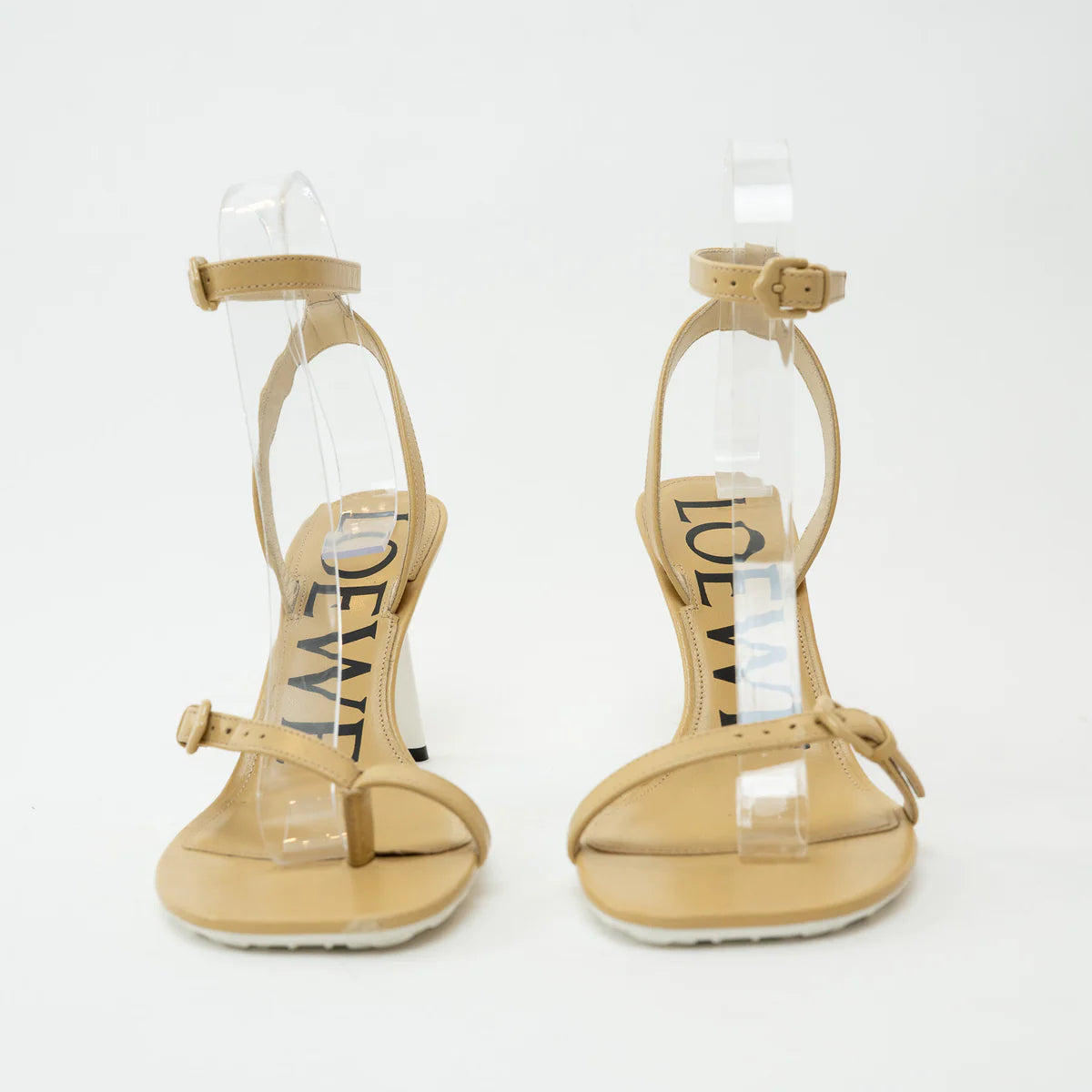 Loewe Tan Petal Leather Sandals Size 36 Coeur Cult Core
