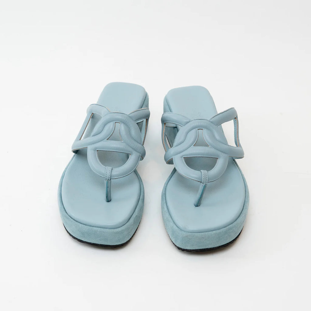 Hermes Veil D'eau Nappa Leather Chaine d'Ancre Gypsy Sandals Size 36 Coeur Cult Core