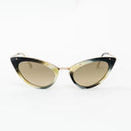 Tom Ford Rose Gold Black/White/Olive Frame Cateye Grace Sunglasses Coeur Cult Core