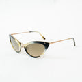 Tom Ford Rose Gold Black/White/Olive Frame Cateye Grace Sunglasses Coeur Cult Core