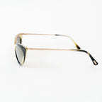 Tom Ford Rose Gold Black/White/Olive Frame Cateye Grace Sunglasses Coeur Cult Core