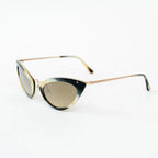 Tom Ford Rose Gold Black/White/Olive Frame Cateye Grace Sunglasses Coeur Cult Core