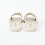 Christian Dior White Lambskin Embossed Every-D Slide Size 36 Coeur Cult Core