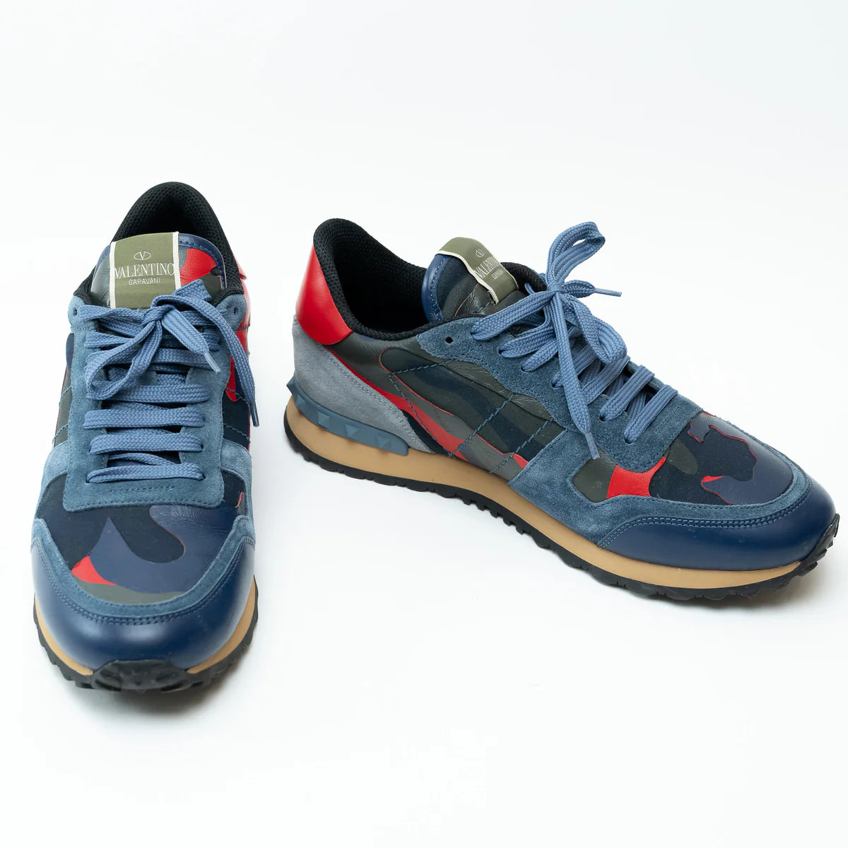 Valentino RockRunner Low-Top Sneaker Size 43 Coeur Cult Core