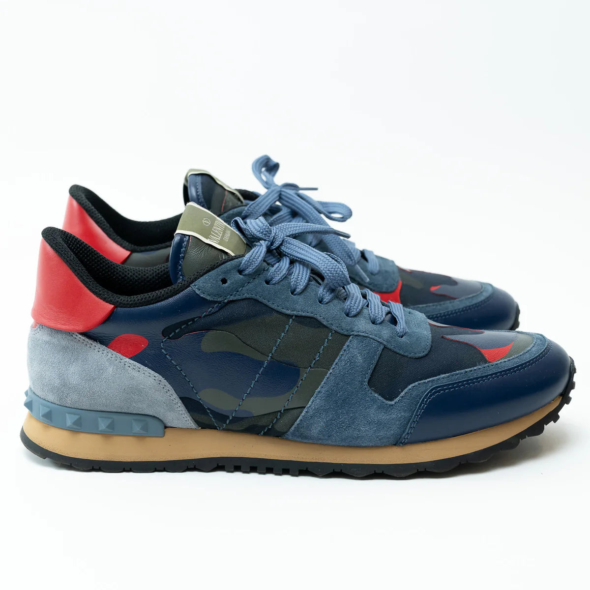 Valentino RockRunner Low-Top Sneaker Size 43 Coeur Cult Core