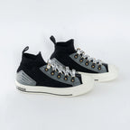 Black Cotton Knit Walk'n'Dior Sneakers Size 37/38