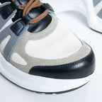 Leather and Monogram Canvas Arclight Sneakers Size 38