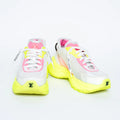 Bold Neon Technical Fabric Sneakers Size 38